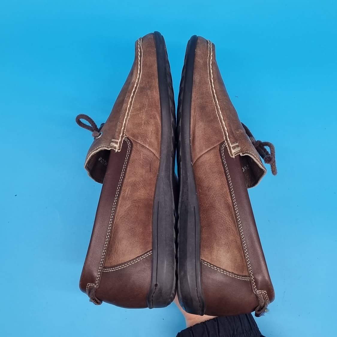 o 소다 레더 남성 보트슈즈 260 상품이미지5