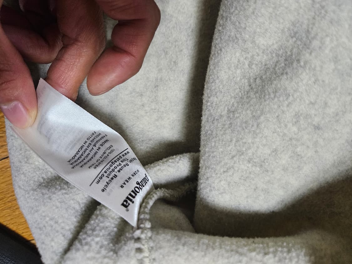 파타고니아 신칠라 헤비웨이트 오트 플리스 후리스 아노락 맨투맨 상품이미지4