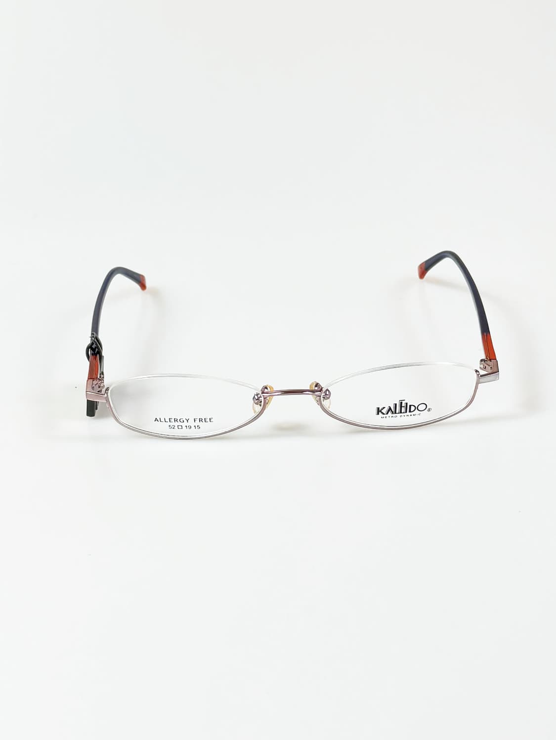 90s KALEIDO 스퀘어 하프 언더림 빈티지 안경 상품이미지2