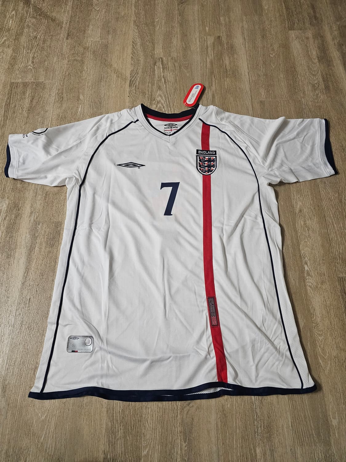 잉글랜드 국가대표 베컴 마킹 올드 유니폼 레트로 유니폼 상품이미지1
