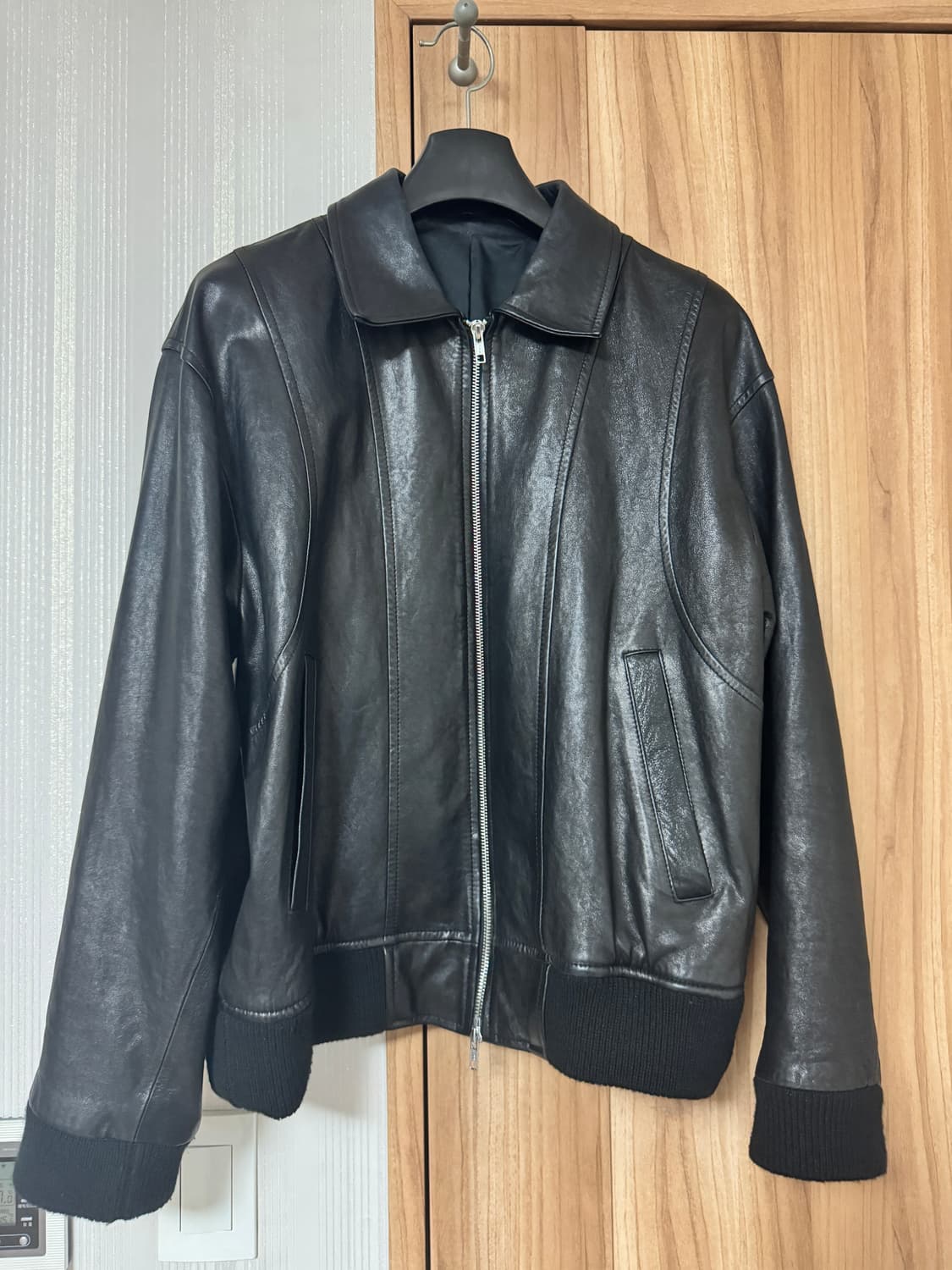 홀리선 캐피털 레더 블루종 자켓 m 상품이미지1