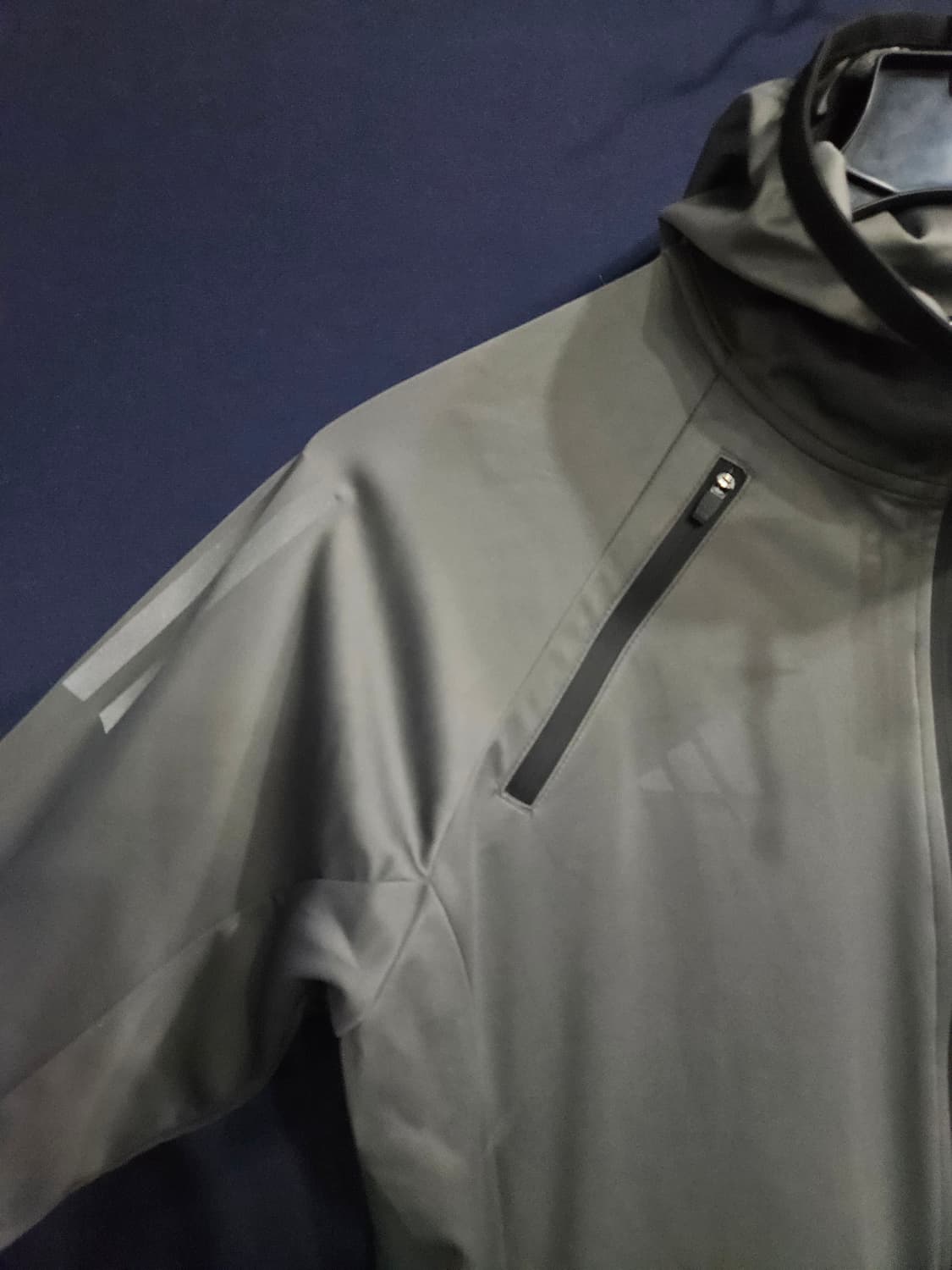 아디다스 삼선 그레이 남성 슬림핏 95 후드집업  상품이미지4