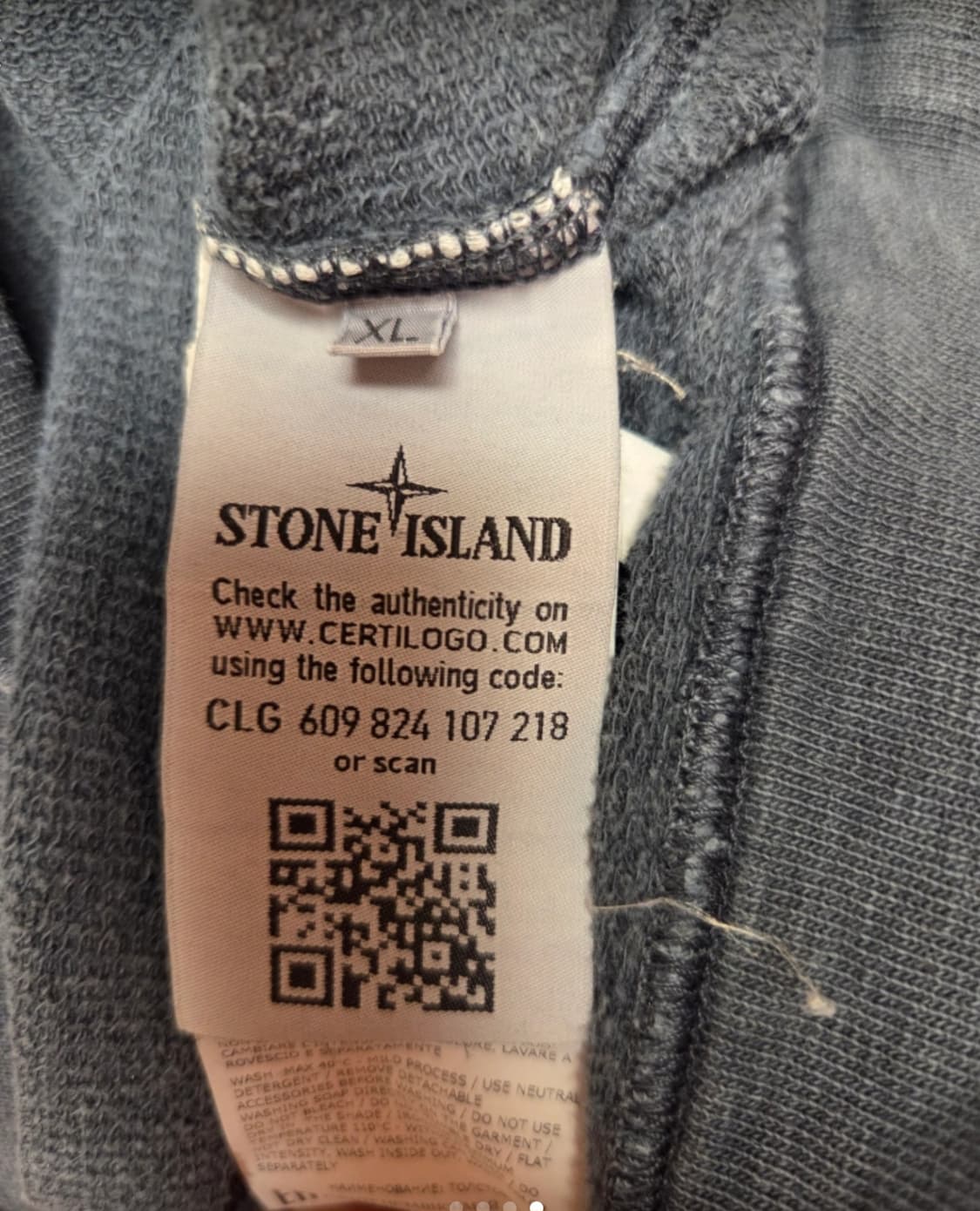 스톤아일랜드 맨투맨 XL 회색 상품이미지4