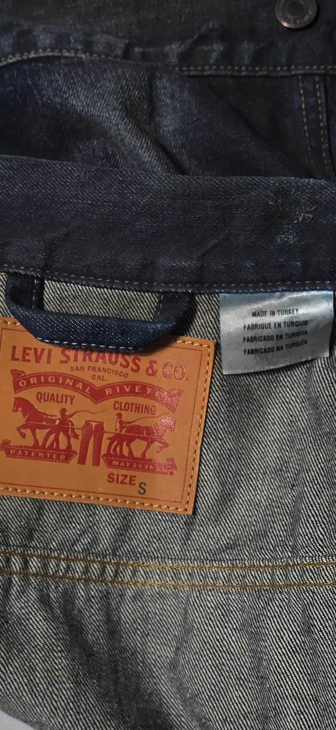 리바이스 데미지 데님 자켓 S 상품이미지3