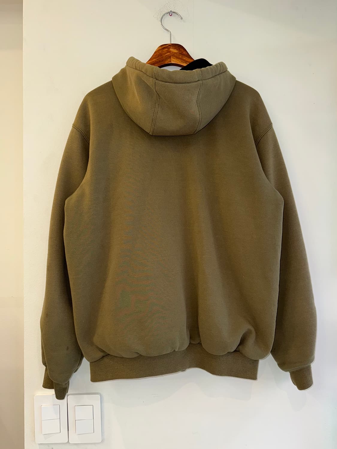 칼하트 써멀 후드집업 카키 상품이미지2