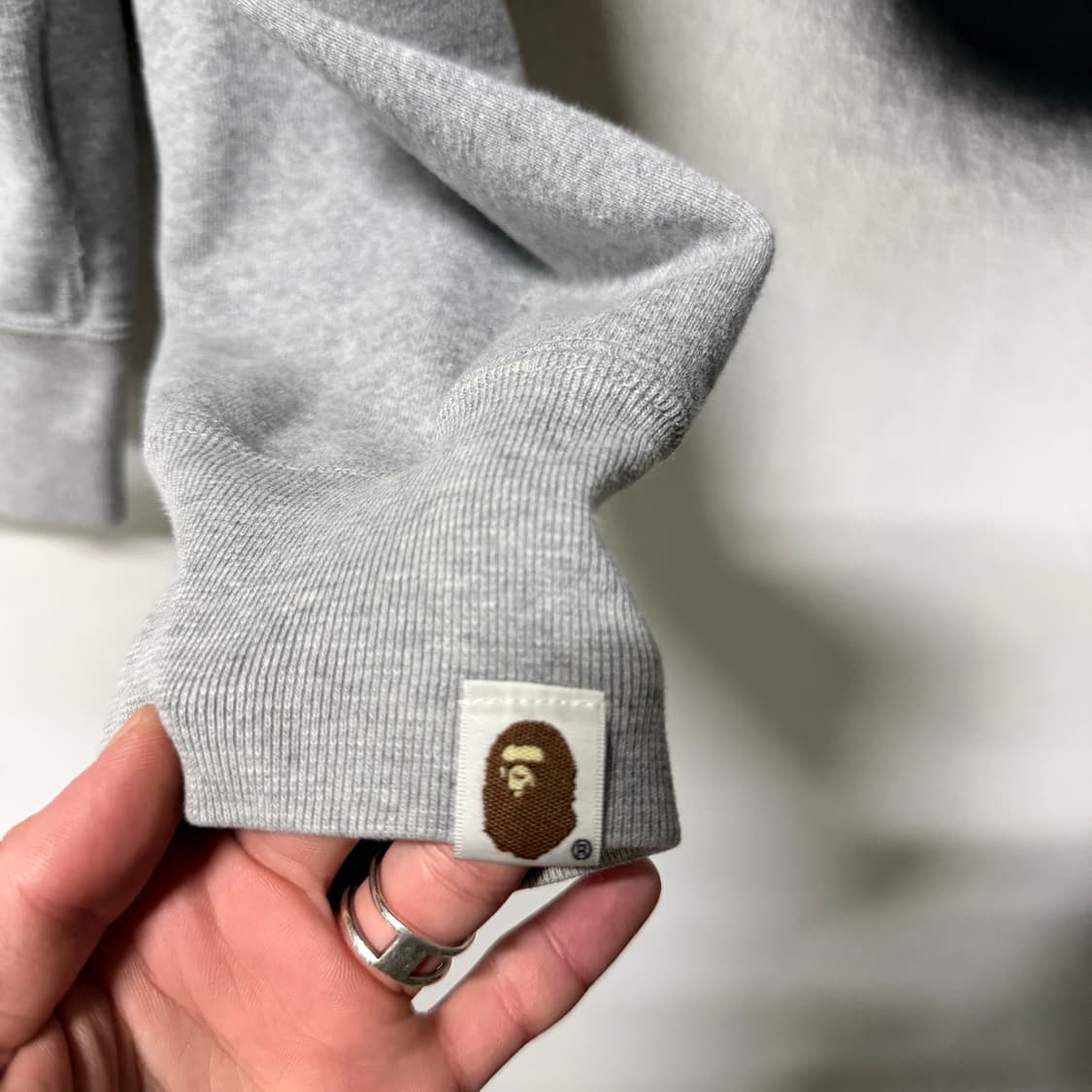 정품 베이프 샤크 , 에이프 헤드 하프 카모 아수라 풀 집업 후디 상품이미지4