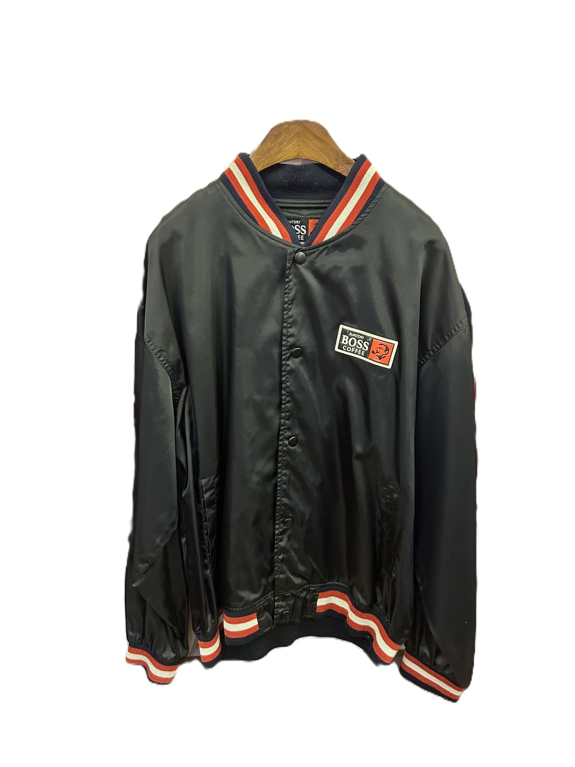 산토리 보스 커피 새틴 바시티 재킷 상품이미지1