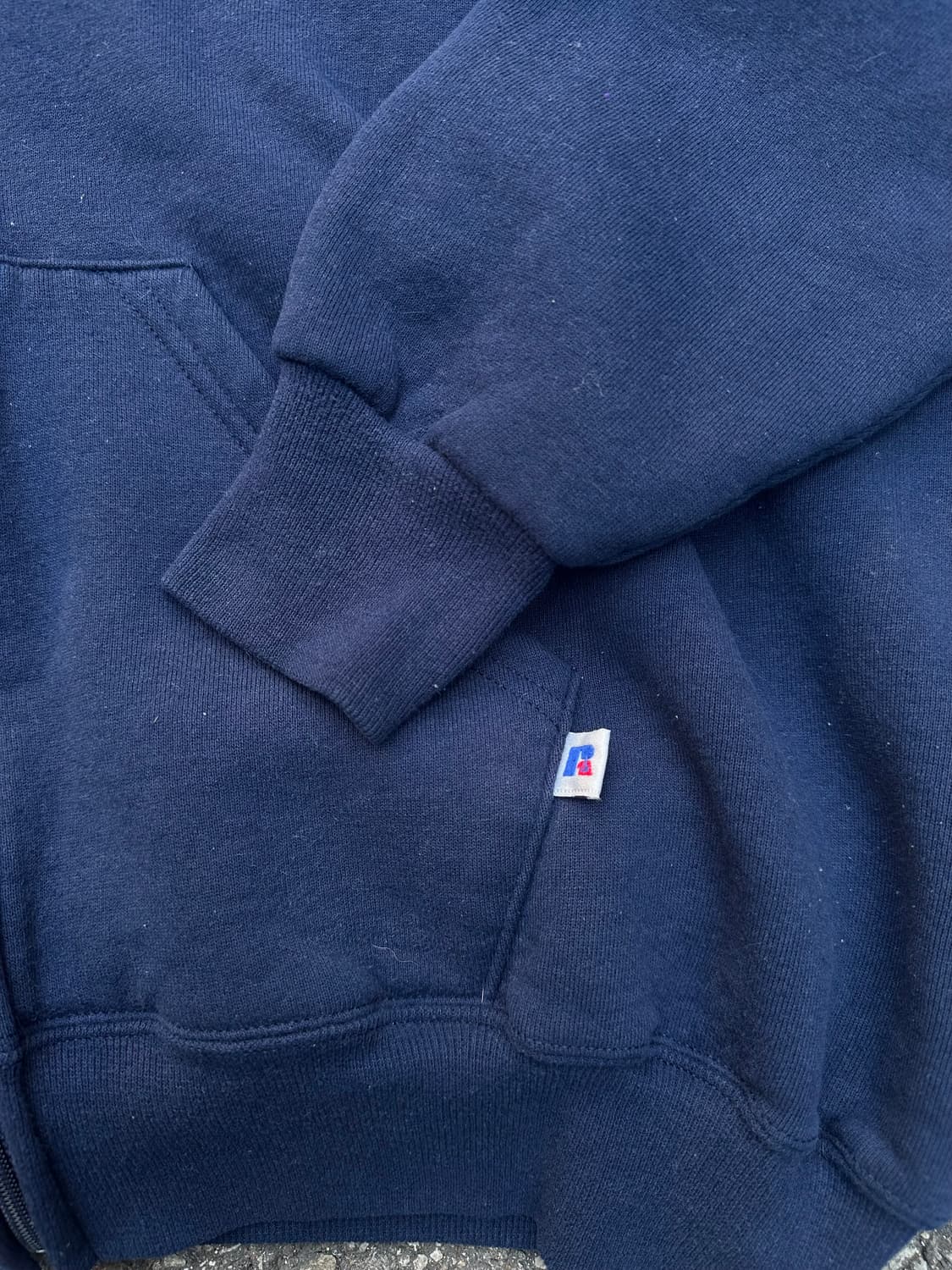 90s 빈티지 러셀 후드 집업 상품이미지2