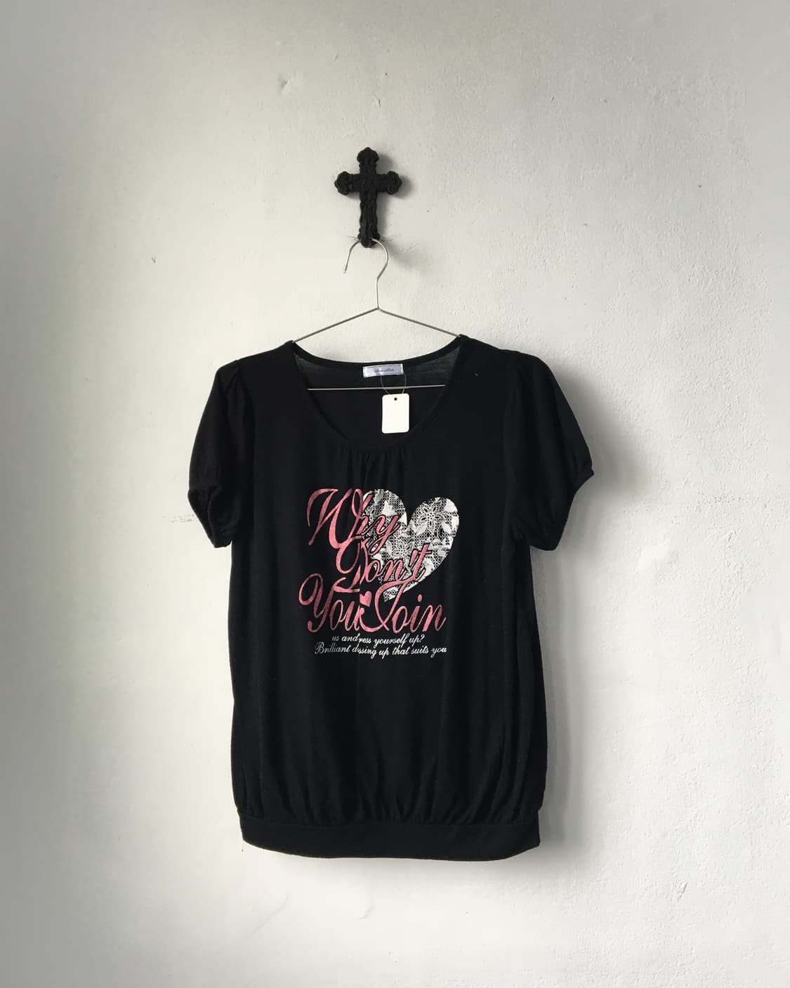 Lettering printing puff t shrit 상품이미지2