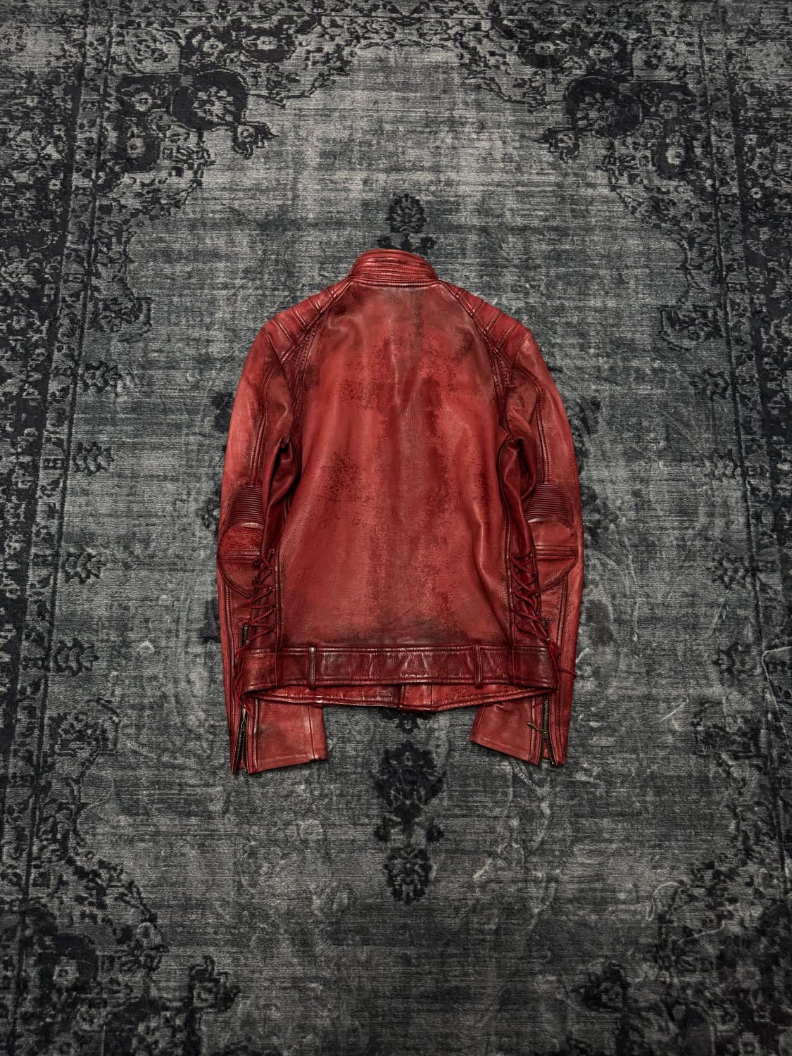 14th addiction cafe racer leather jacket 상품이미지9