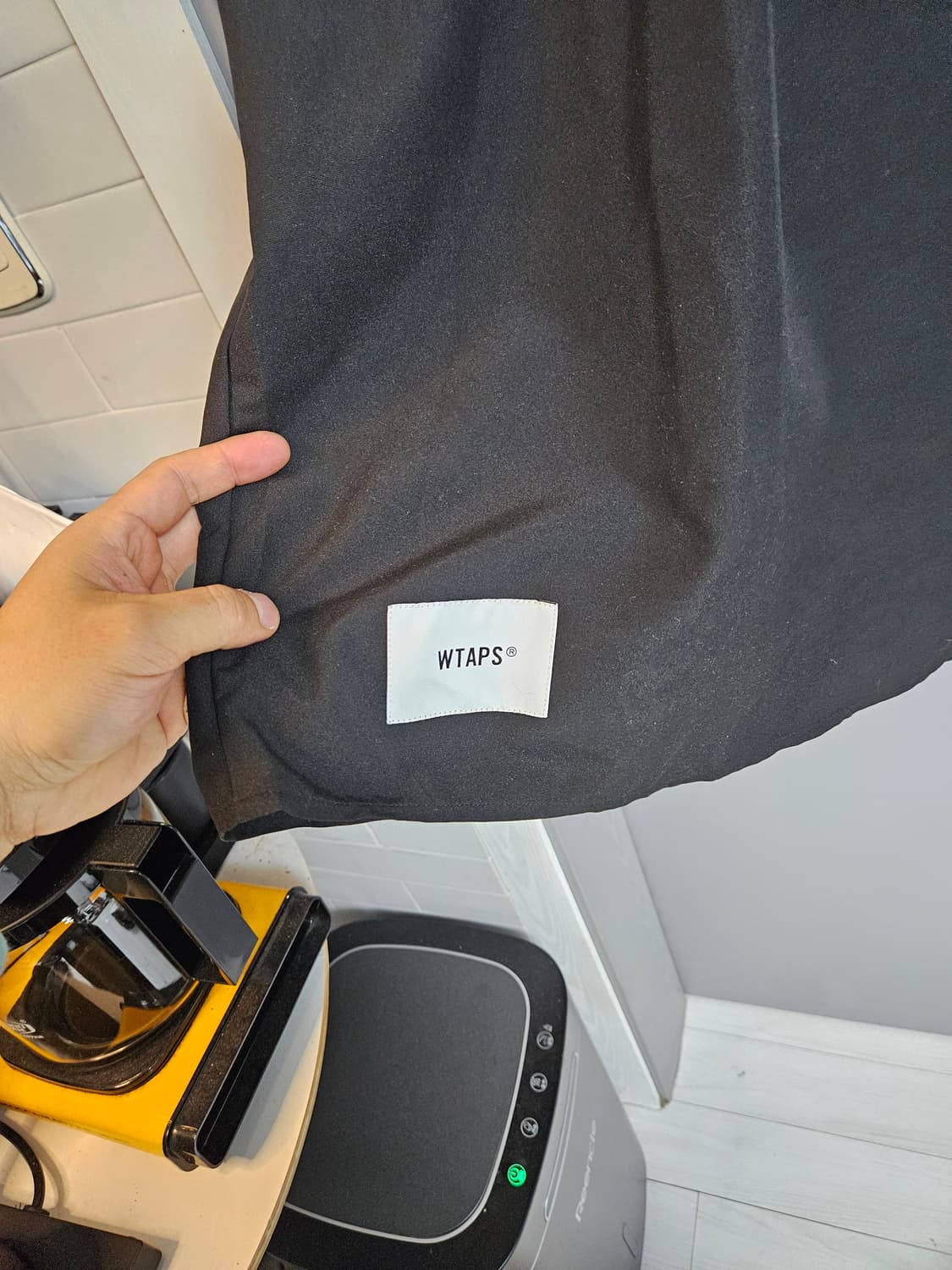 더블탭스 WTAPS 후드 셔츠 블랙 X03 새상품 상품이미지3