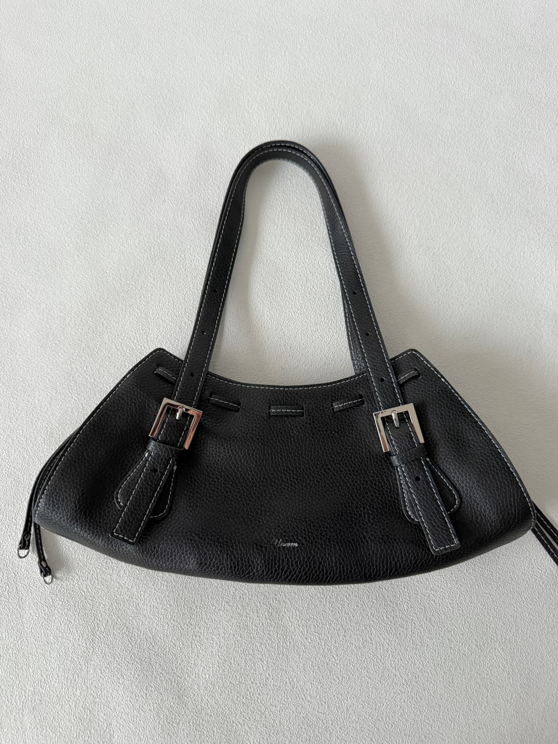 Pre owned 레더 숄더백 상품이미지2