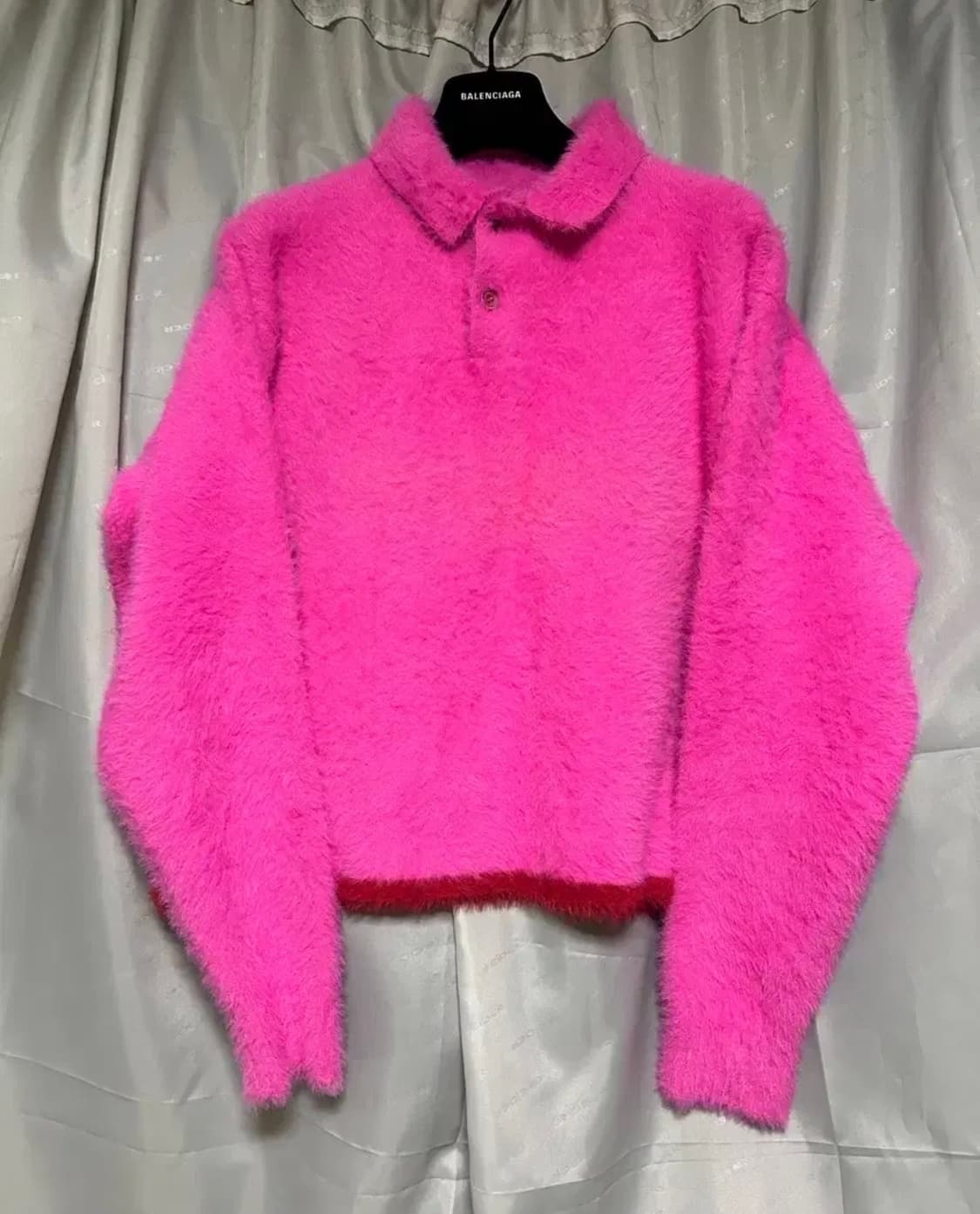 자크뮈스 르 폴로 네베 핑크 반집업 상품이미지1