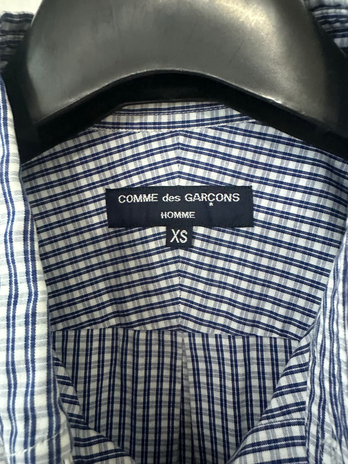 15AW 꼼데가르송 옴므 패치워크 셔츠 Xs 상품이미지2