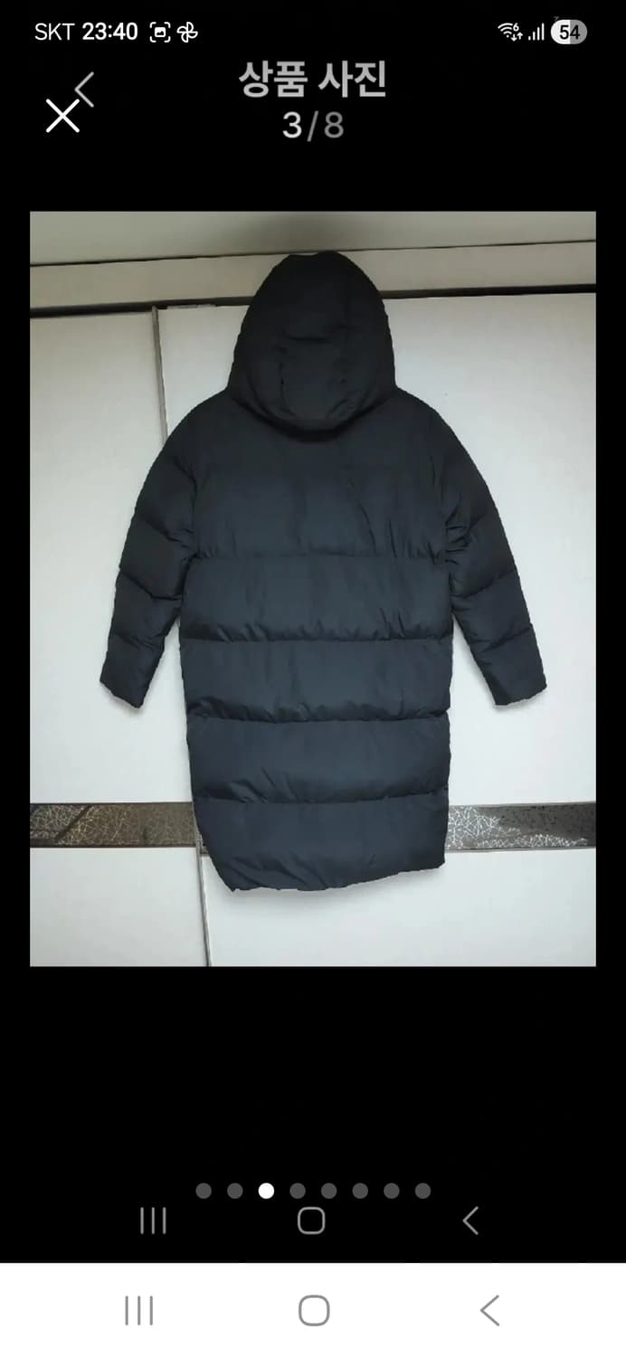 정품] 지오지아 거위털 롱패딩100 상품이미지3