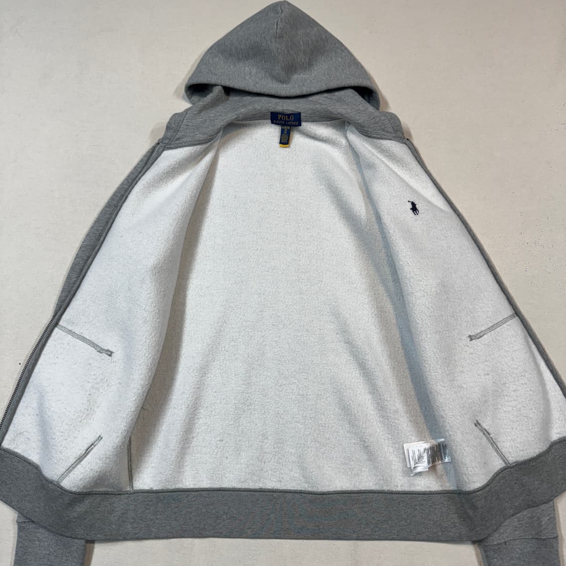 여L) 폴로 랄프로렌 그레이 후드 집업 신형 큐알탭 상품이미지5