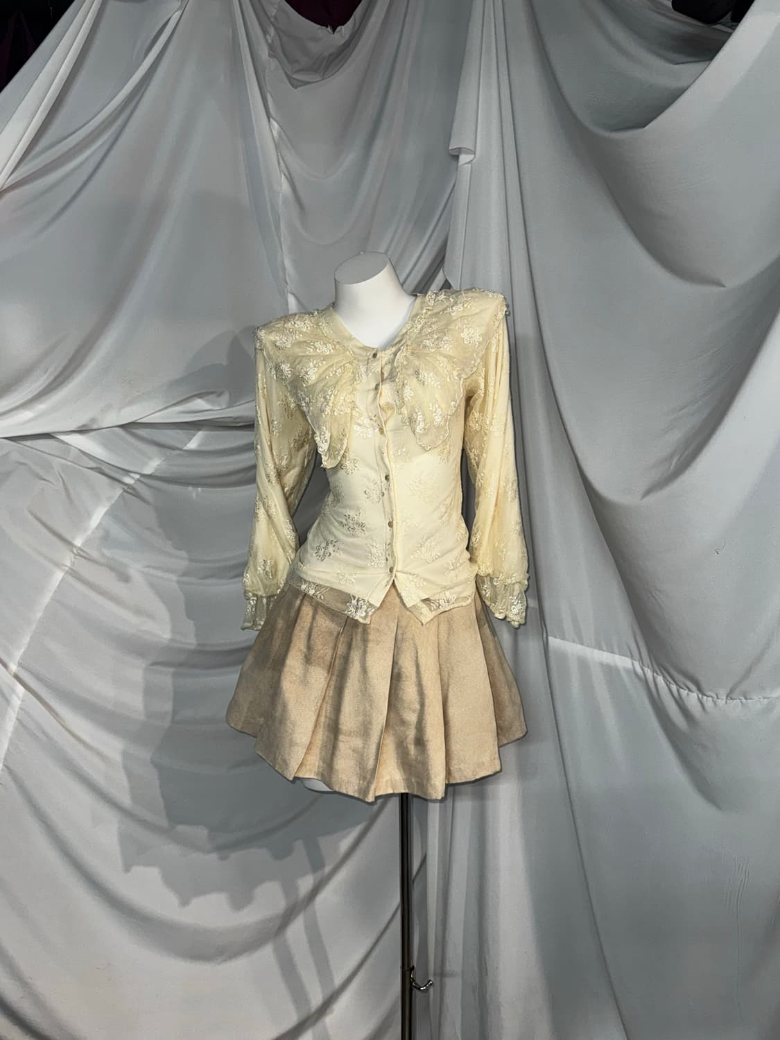 데일리 달천깔 폼폼이 크림 페어리 코디세트 상품이미지3