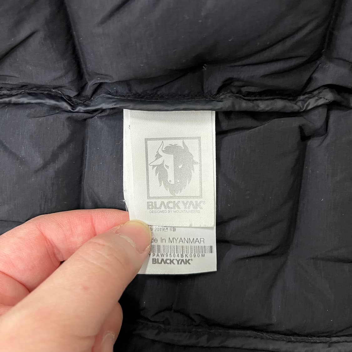 [90] 블랙야크 여성 튜브 라이트 구스다운 경량 패딩 자켓 3990 상품이미지8