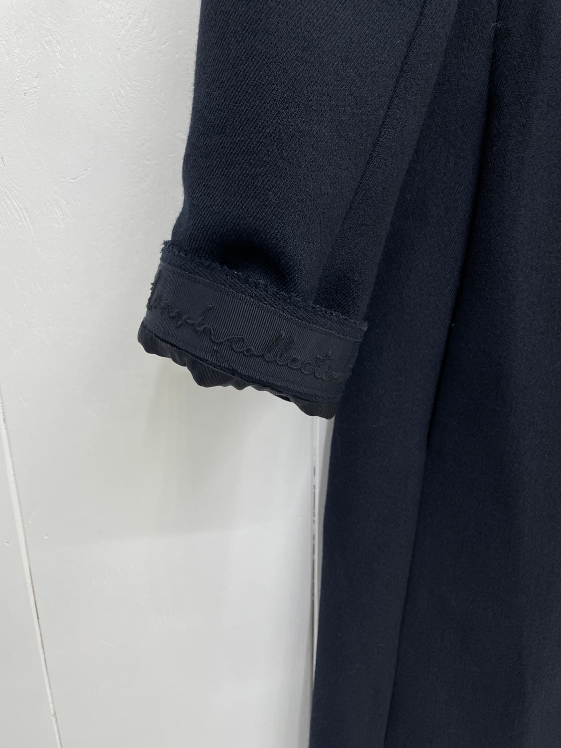 LANVIN COLLECTION 더블 롱 코트 네이비 상품이미지7