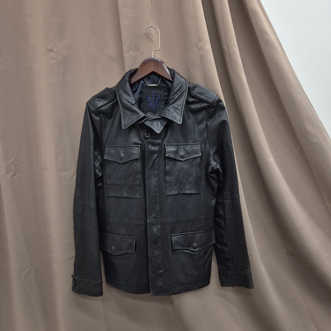 자이크 양가죽 자켓 100 상품이미지2