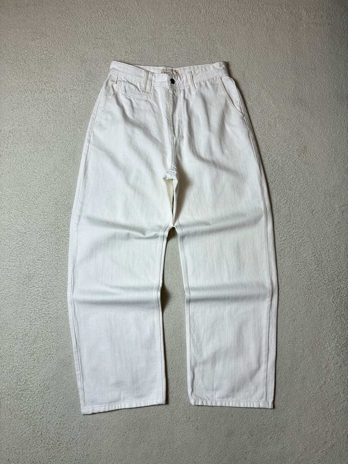 노운 NOUN 22FW 화이트 데님 팬츠 PN7911 상품이미지1