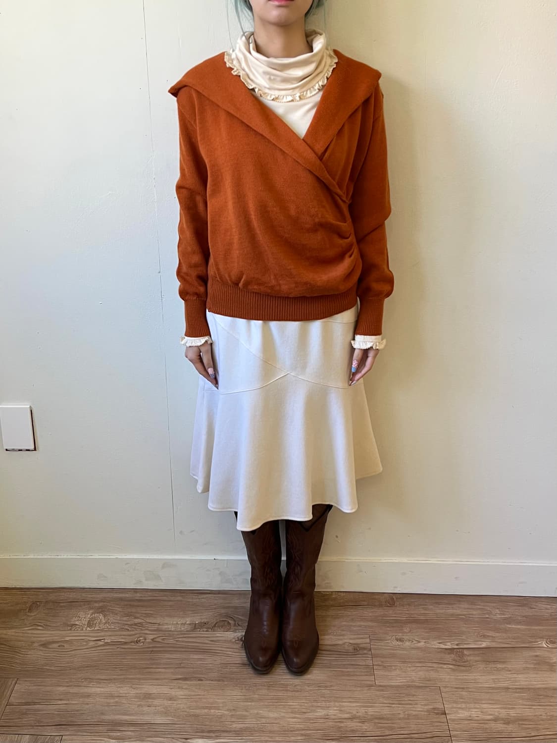 koibito misaki 크로스 스웨터 상품이미지8