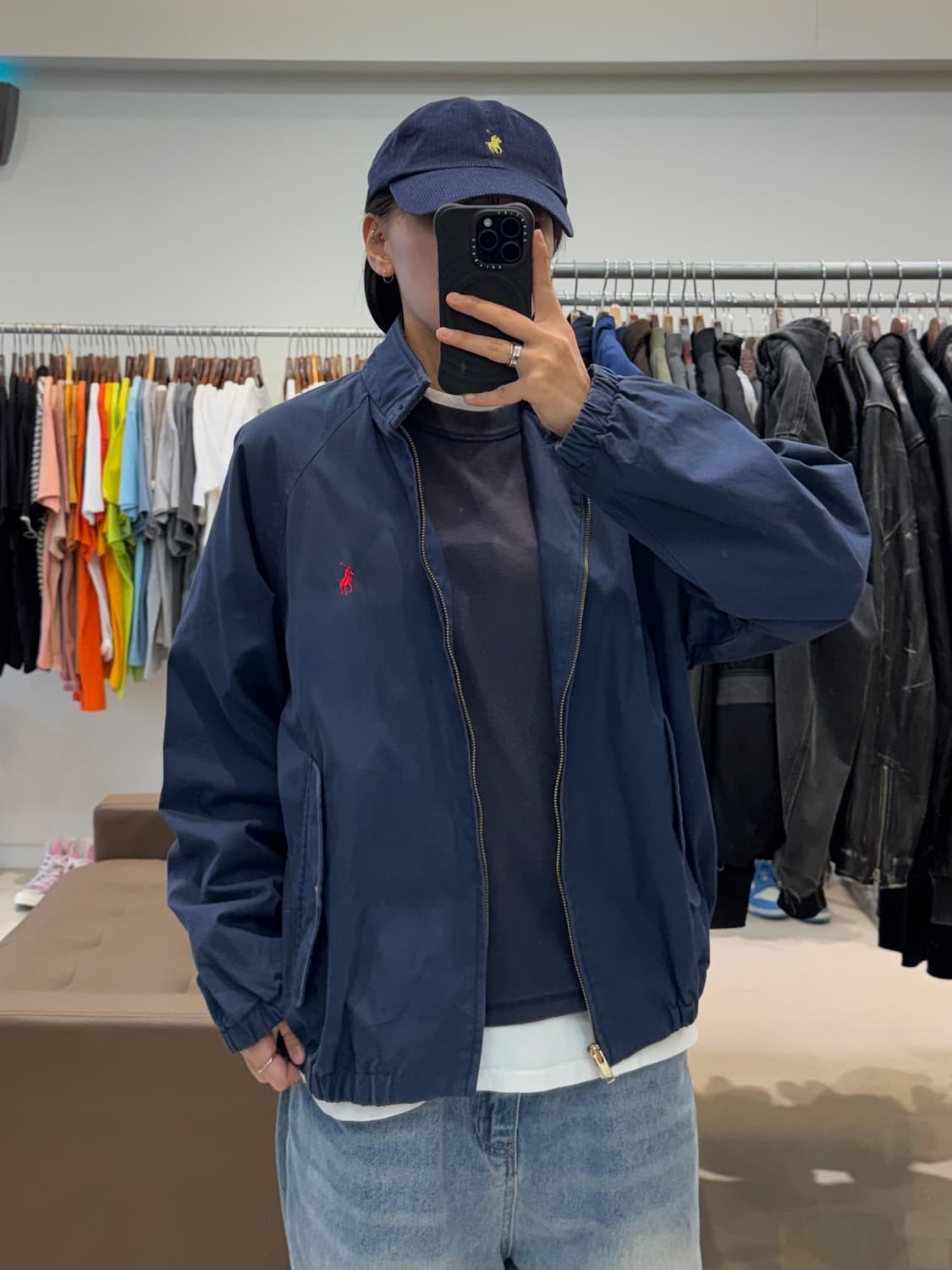 폴로 랄프로렌 바라쿠타 자켓 네이비 상품이미지7