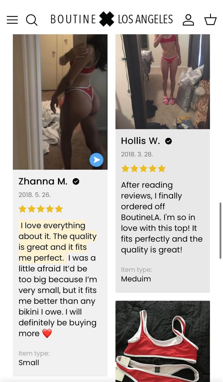 Chooks LA 비키니세트 S 상품이미지6