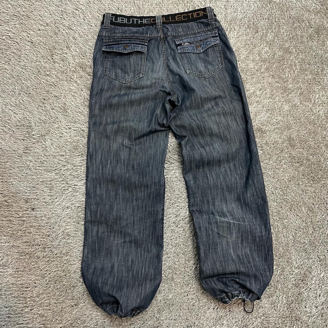 FUBU 힙합 올드스쿨 데님 조거팬츠 상품이미지5