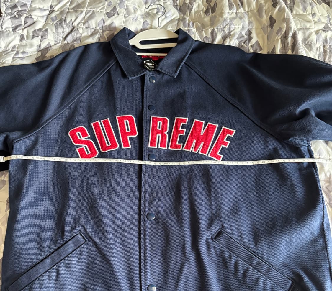 슈프림 아치 데님 코치 자켓 네이비 상품이미지6