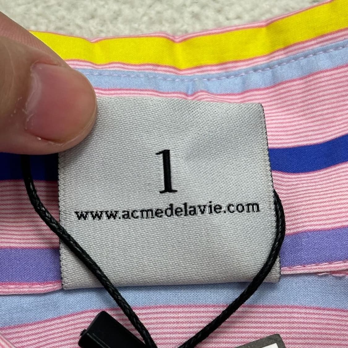 (새상품) ACME DE LA VIE 스트라이프 셔츠 01 상품이미지7