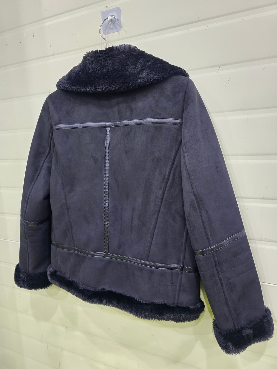 Soup 블랙 무스탕 라이더 자켓 55 상품이미지6