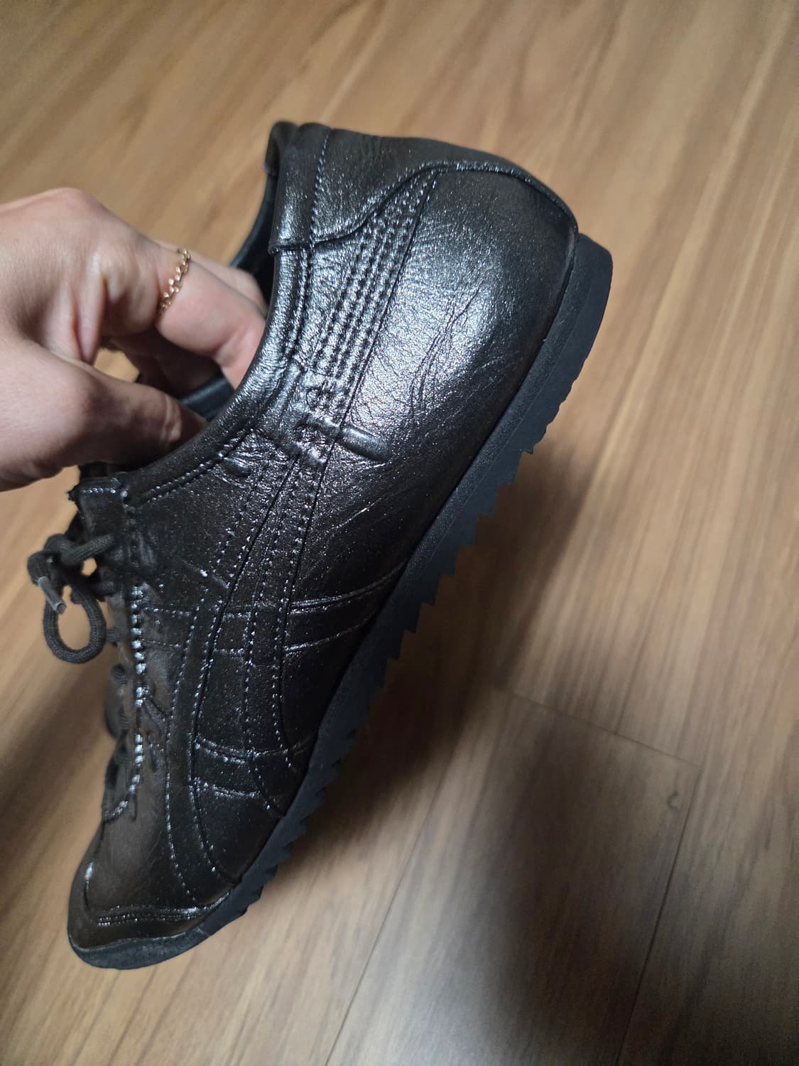 오니츠카타이거 멕시코 66 블랙실버  일본산 255 상품이미지3