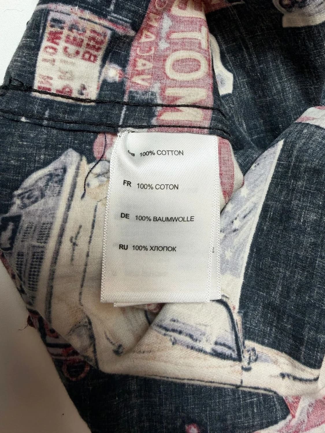 HARBOR BAY 00's 성조기 하와이안 숏 슬리브 셔츠 PN9208 상품이미지6