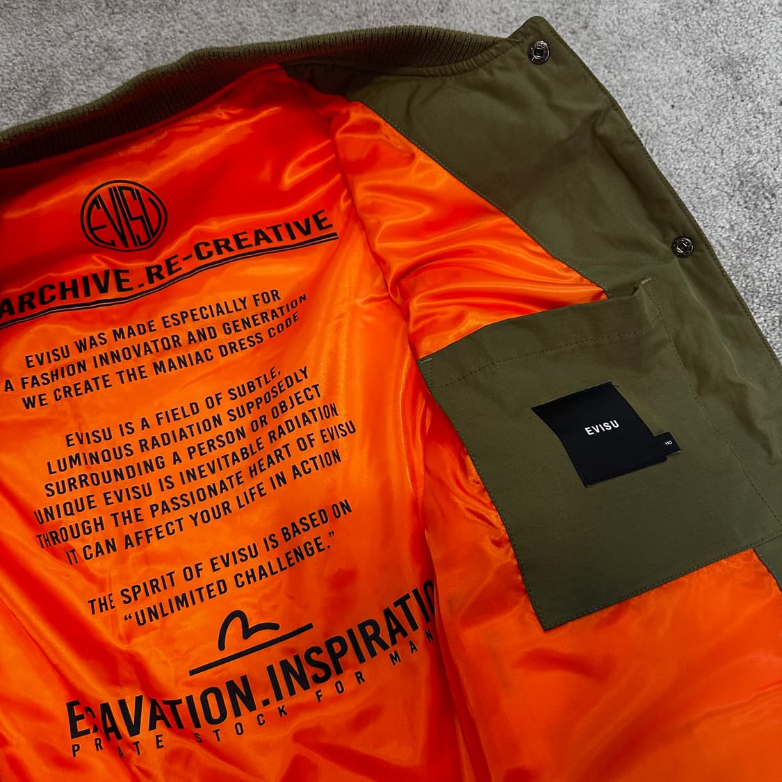 에비수 카키 스퀘어 퀄팅 패디드 패딩 베스트2XL 상품이미지4