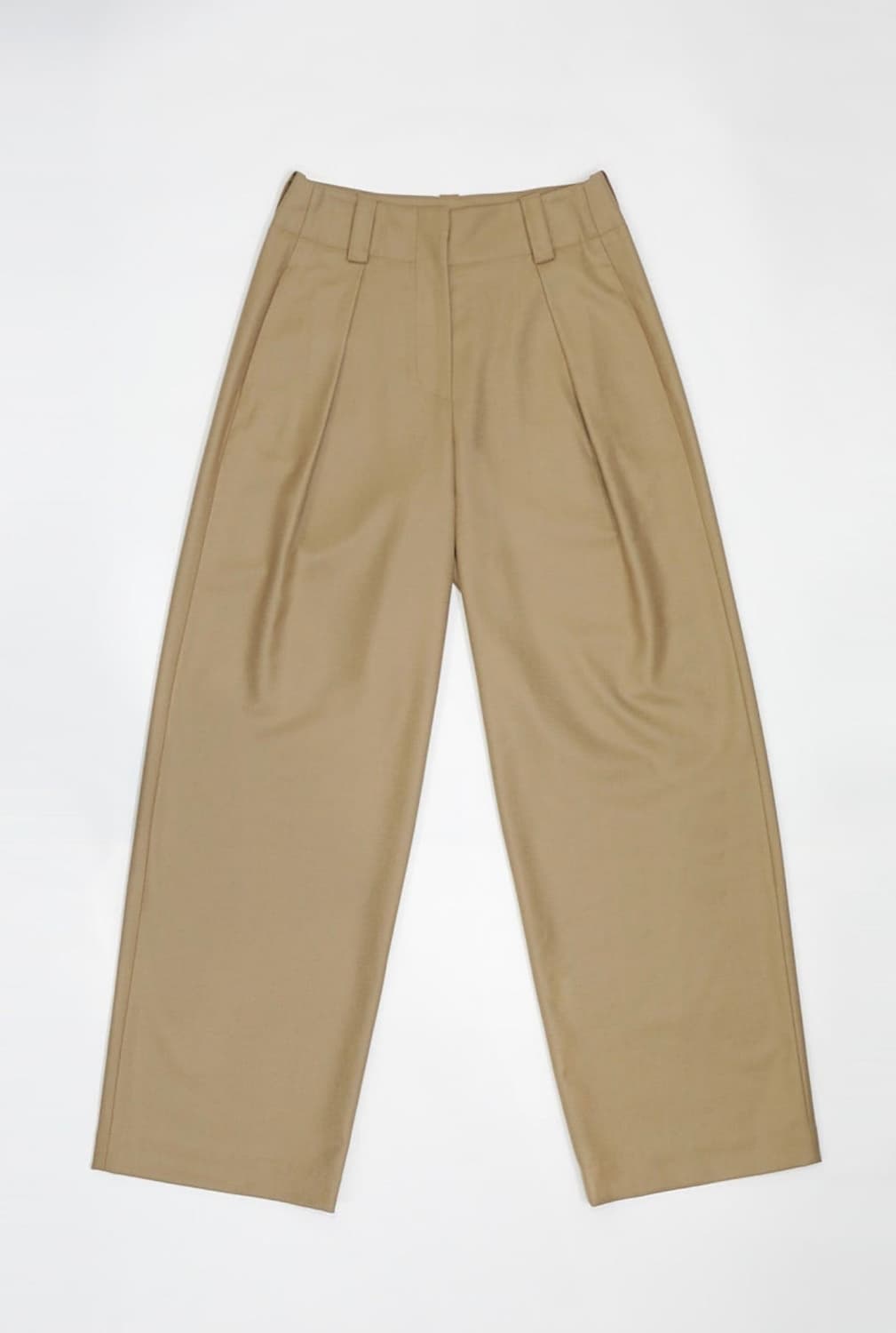 아비에무아 플란넬 트라우저 카멜 슬랙스 상품이미지4