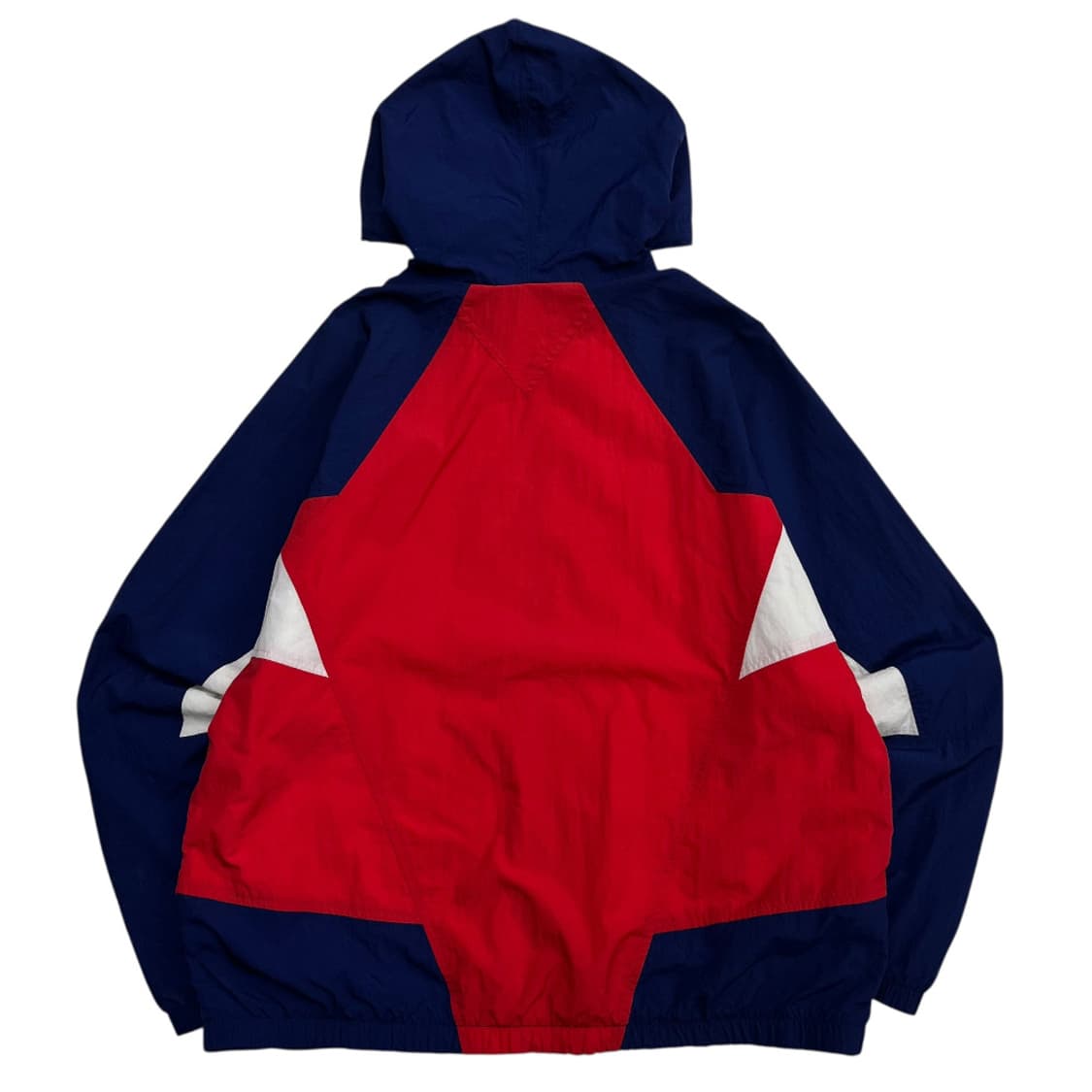 나이키 미니로고 네이비 배색 레드 후드 바람막이 XL 상품이미지3