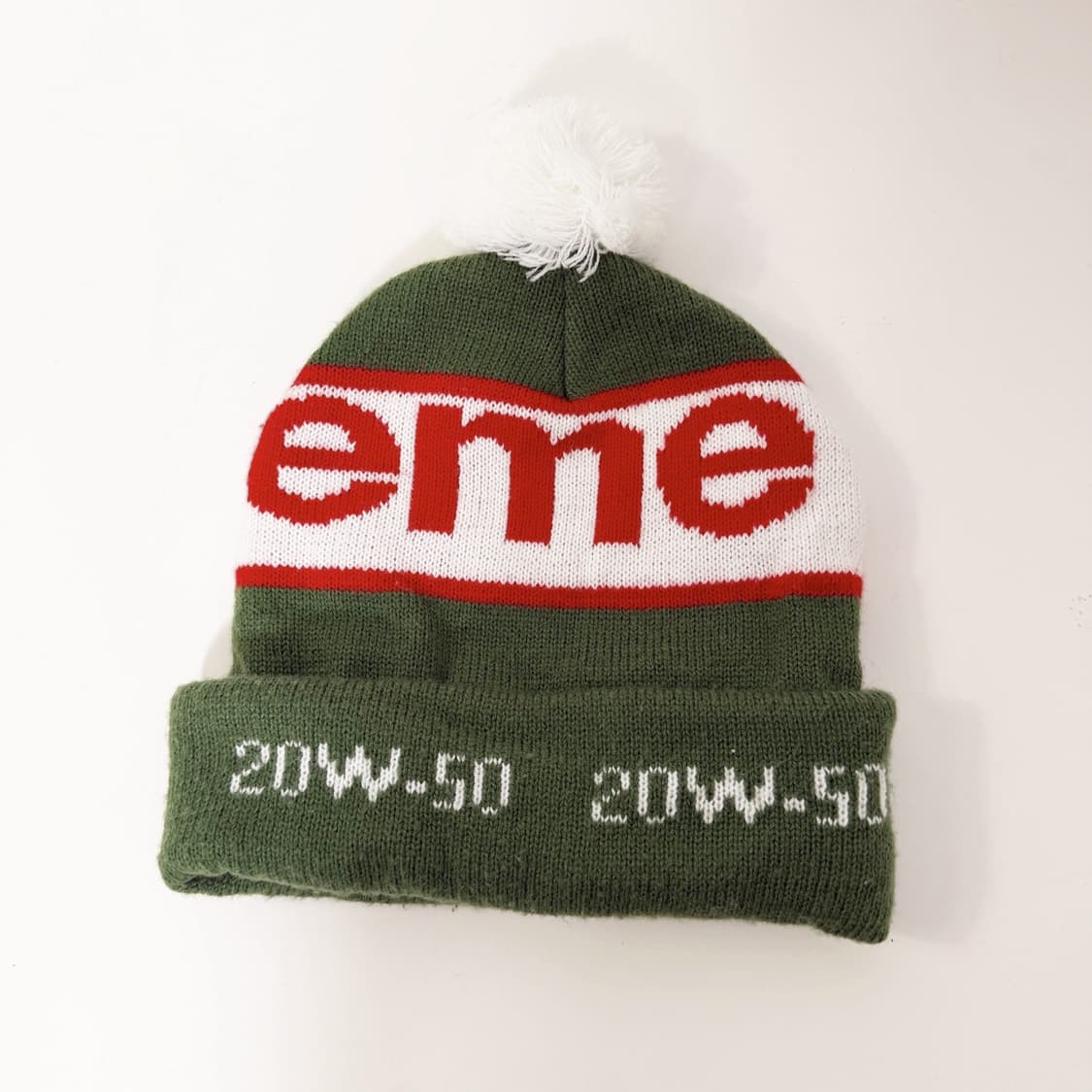 슈프림 개러지 비니 그린 상품이미지2