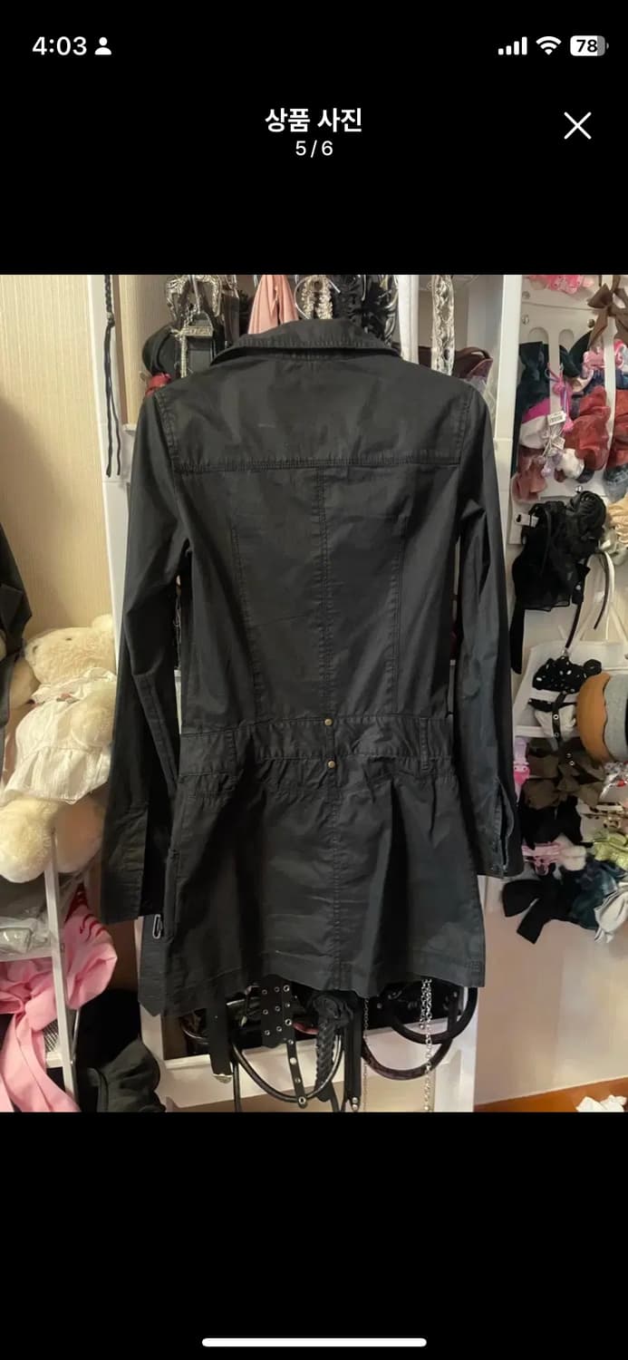 빈티지 카고 미니 원피스 상품이미지2