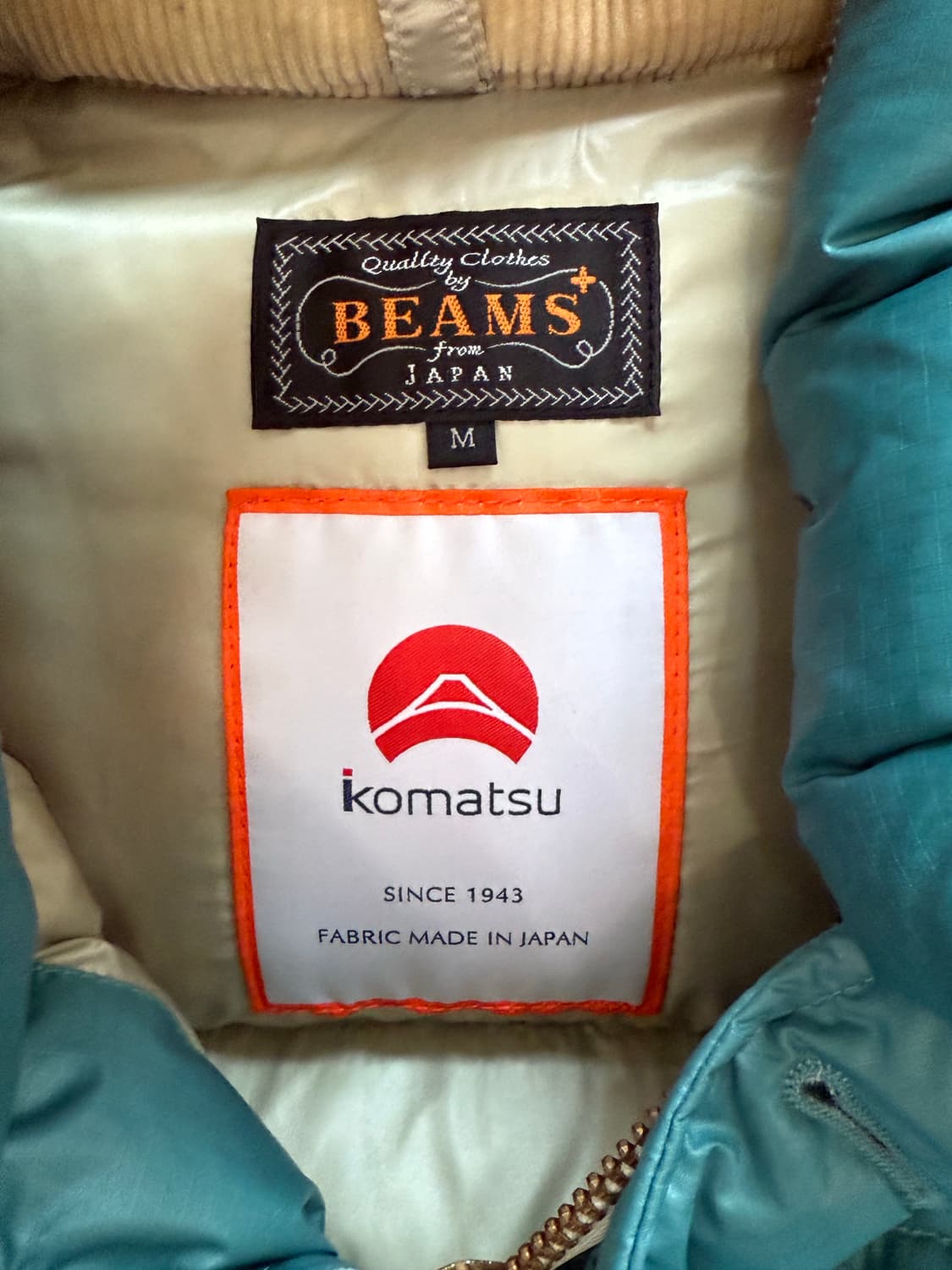 BEAMS PLUS 블루 패딩 상품이미지6