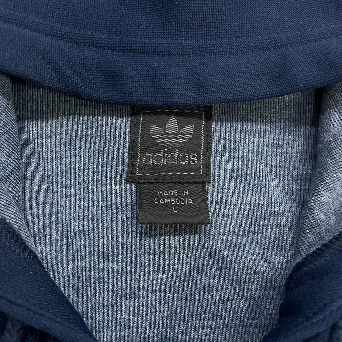 아디다스 y2k 스포티 트랙 후드집업 져지 네이비 상품이미지3