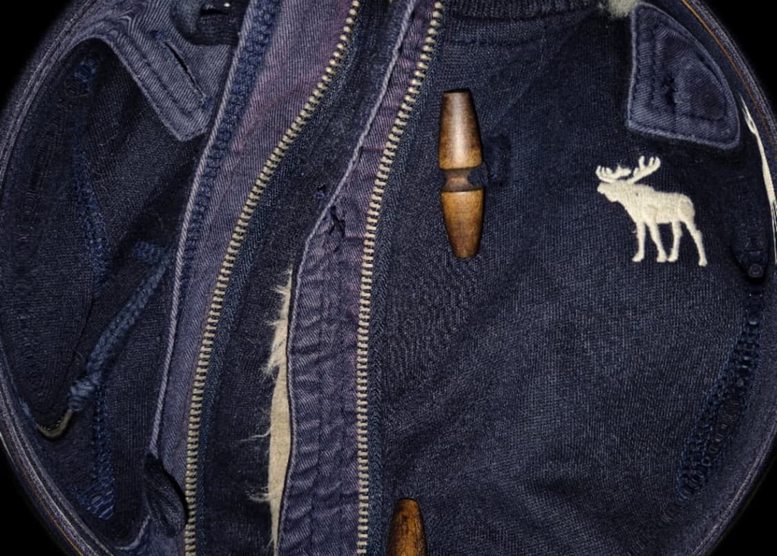 Abercrombie&Fitch 아베크롬비 2000s 퍼 후드집업 상품이미지3
