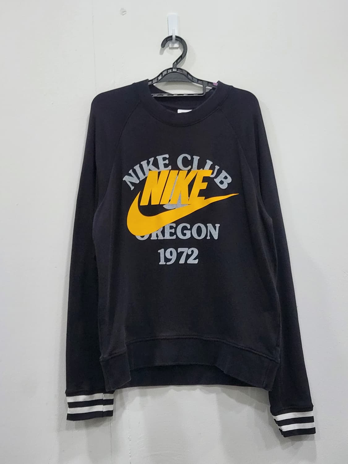 [S] 나이키 클럽 오레곤 맨투맨 블랙 남성 S사이즈 상품이미지1