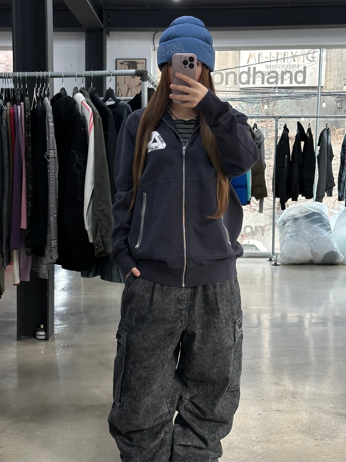 팔라스 자임 쉘 펀넬 후드집업 데드스탁 상품이미지2