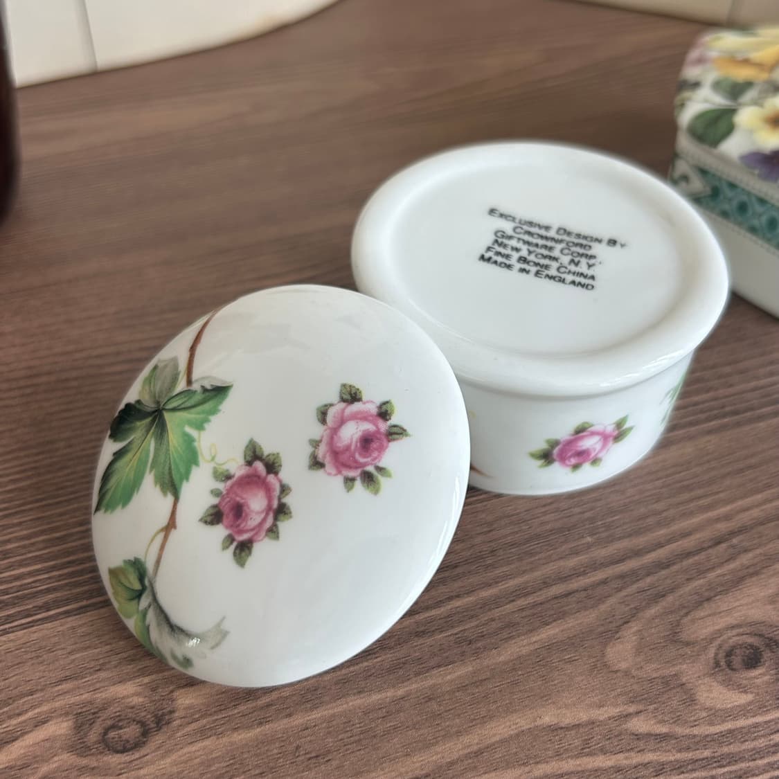 영국 빈티지 크라운포드 보석함 트링켓 상품이미지4