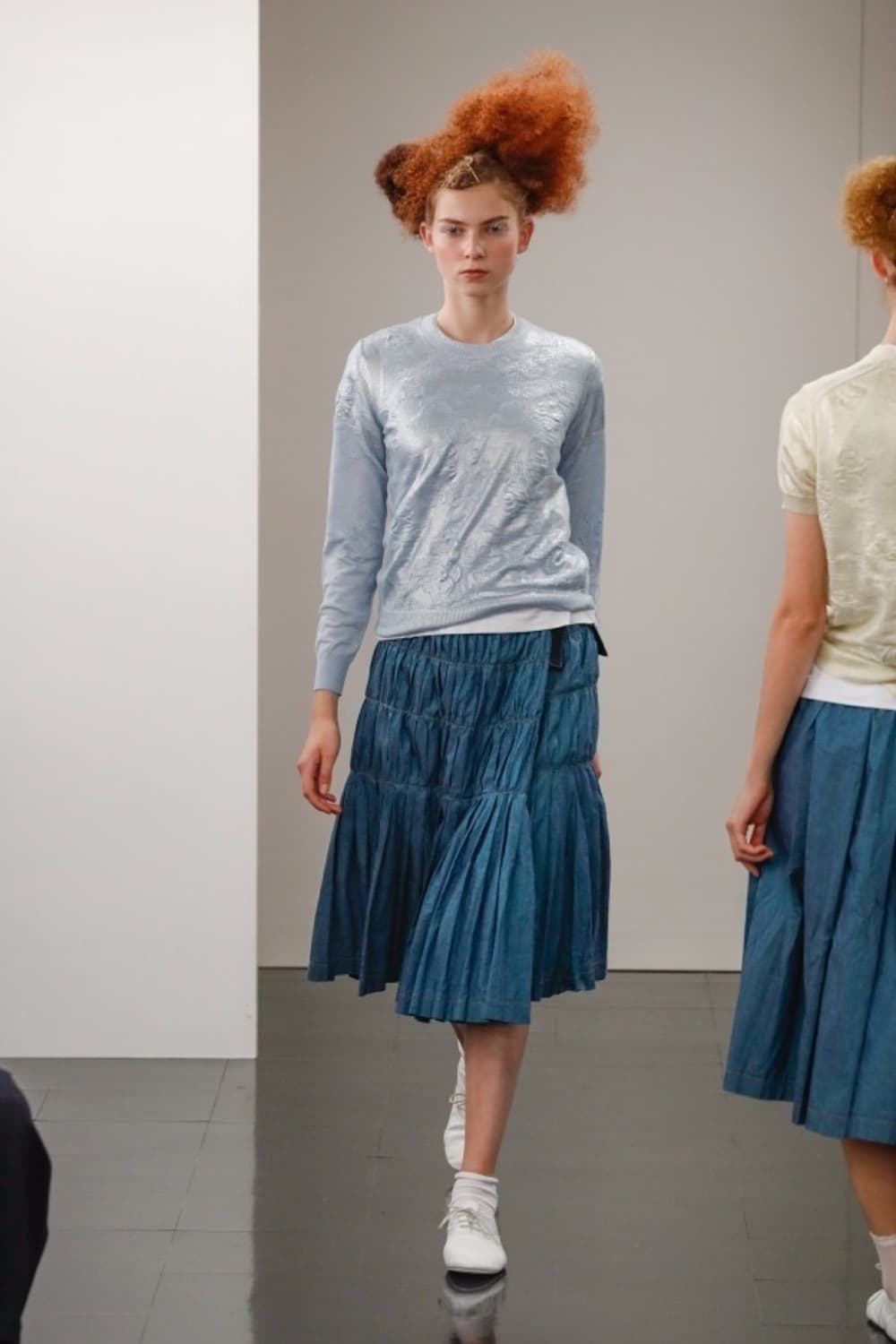 Pleats Wrap Ribbon Skirt 상품이미지1