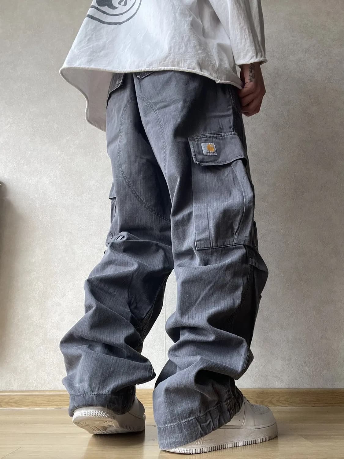 빈티지 칼하트 더블니 카고 배기 팬츠 상품이미지2
