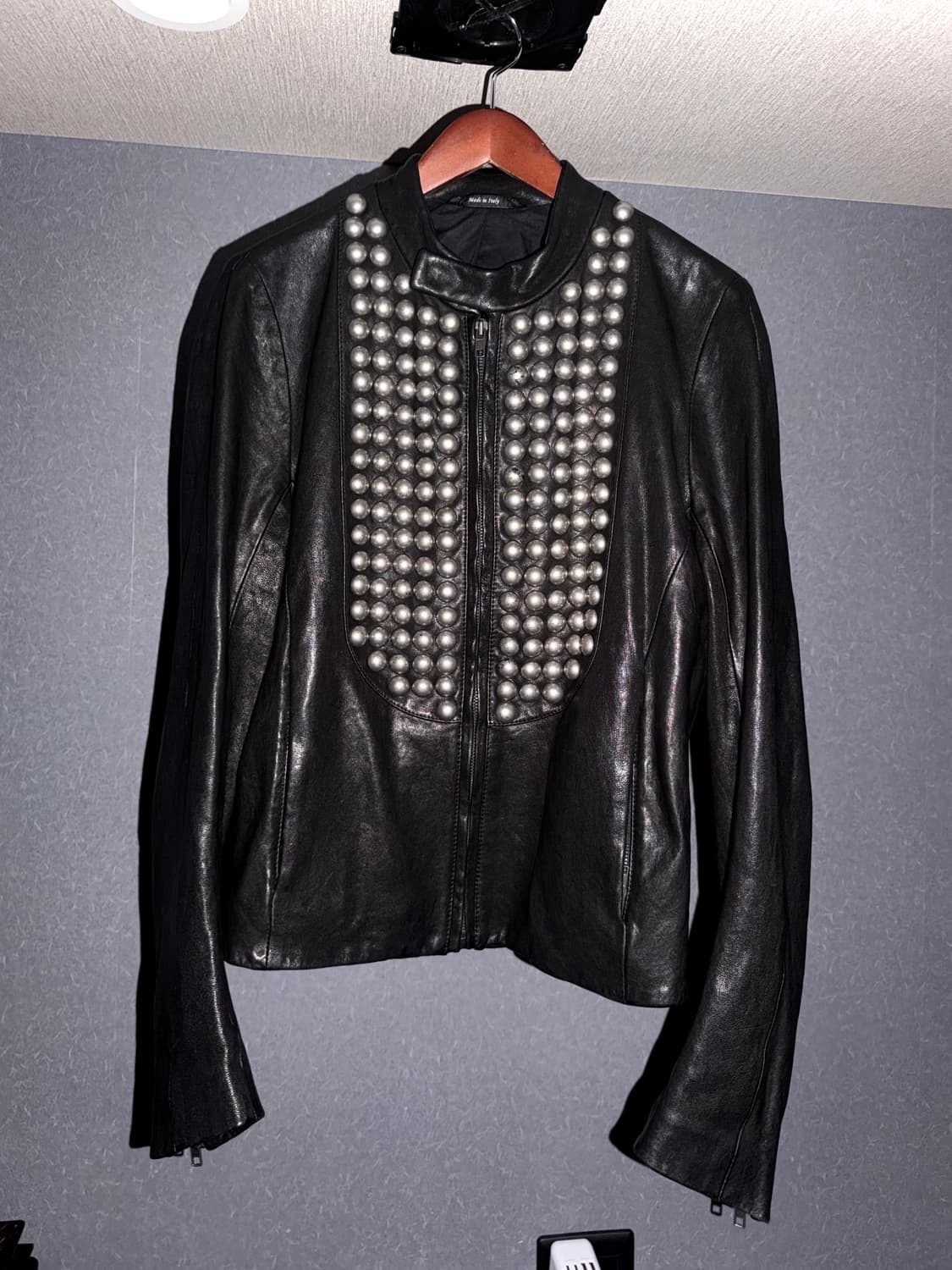 메종 마틴마르지엘라 2010AW 아카이브 볼스터드 턱시도 레더재킷 상품이미지2