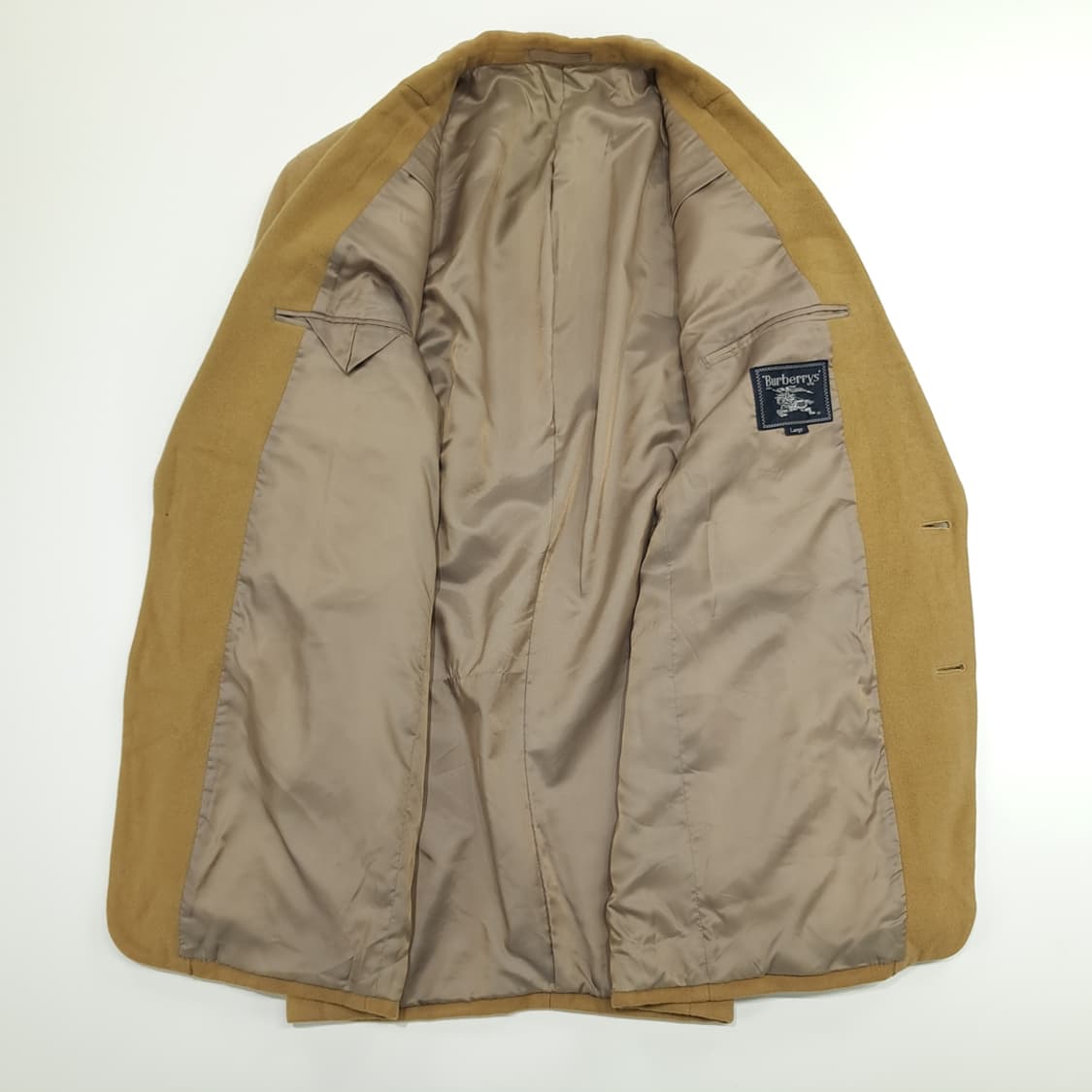 CN938 L 버버리 카멜 울 자켓 블레이저 상품이미지3