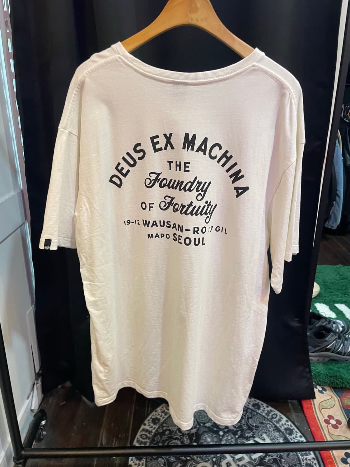 데우스 오버핏 포켓 반팔티 상품이미지2